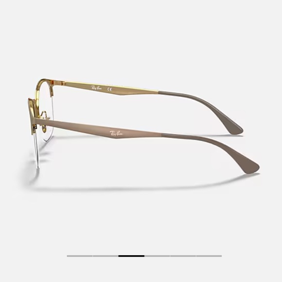 Ray-Ban Gold and Brown Frame Glasses - Picture 5 of 12